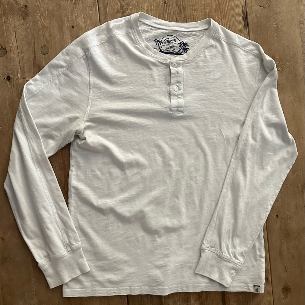 Grayers Cream Cotton T-Shirt Large